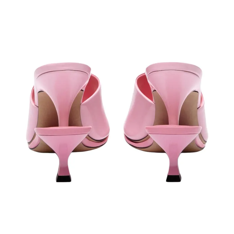 Jacquemus Slide Slippers 11cm Women's Pink-4