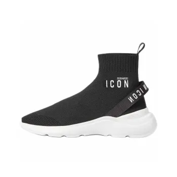 DSQUARED 2 Icon Fly High Top Casual Shoes Men's Black