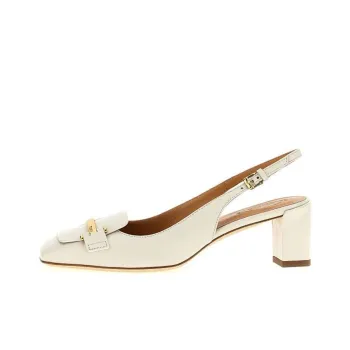 TOD'S Logo Engraved Slingback Pumps