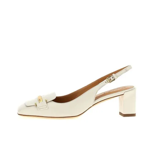 TOD'S Logo Engraved Slingback Pumps