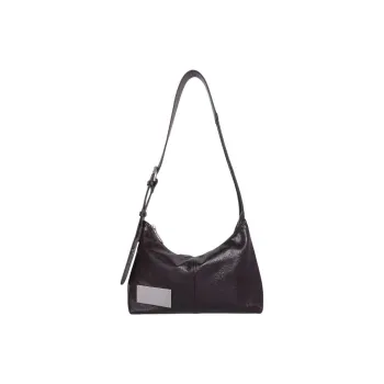 Kikawa Card Synthetic Leather Shoulder Bag Medium Size Women's Chocolate