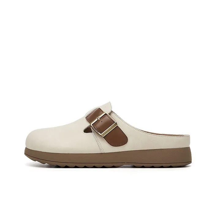 DAPHNE Rubber Sole Abrasion Resistant Wrap toe Slippers Women's-0