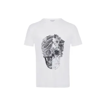 Alexander McQueen T Shirts Men White