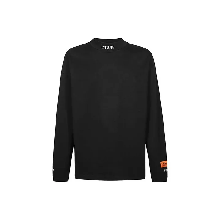 HERON PRESTON Sweatshirts Men Black-0