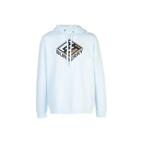 Burberry Sweatshirts Men Light Blue