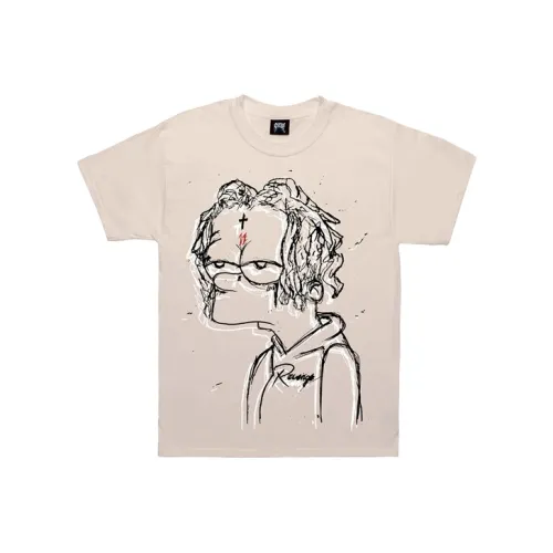 Revenge x Trippie Redd T Shirt Unisex Cream