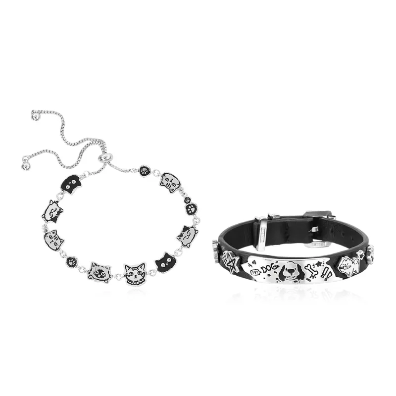 SHEEHHYY Alloy Bracelets Unisex-6