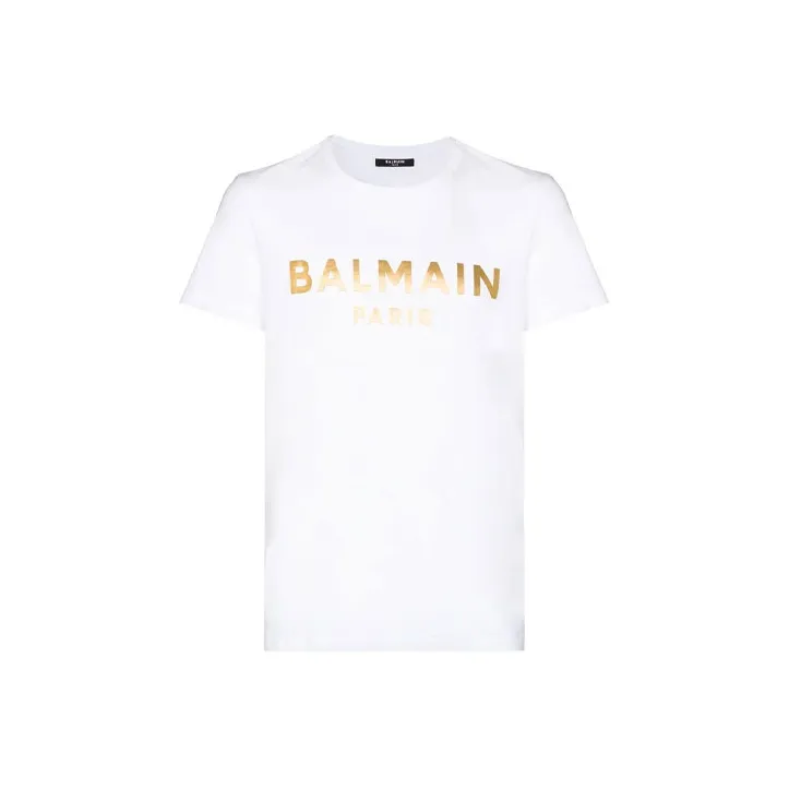 BALMAIN Logo Printed T Shirt-0