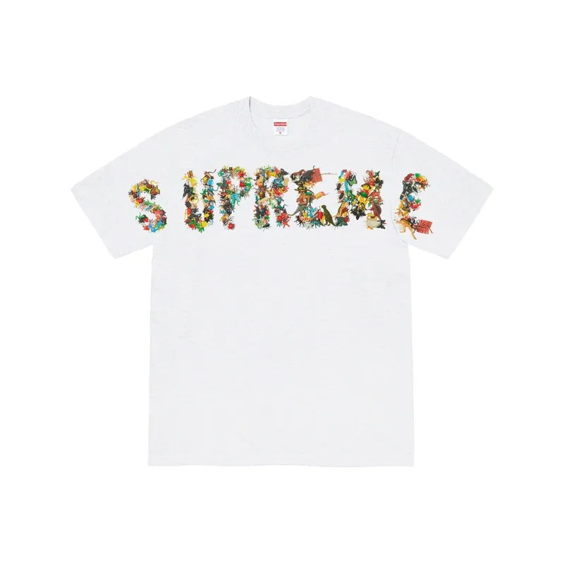 Supreme Toy Pile Tee Ash Grey-6