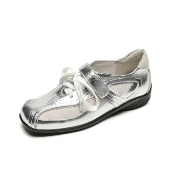 Hongyanglin Low Top Casual Shoes Women's Silver