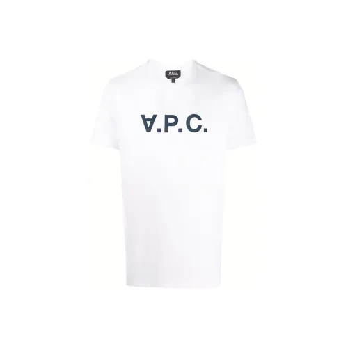 A.P.C Logo Printed Crewneck T Shirt
