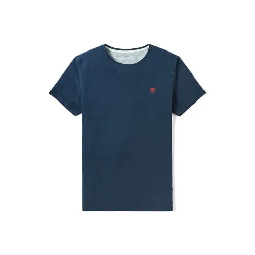 Timberland T-Shirts Men Dark Royal Blue