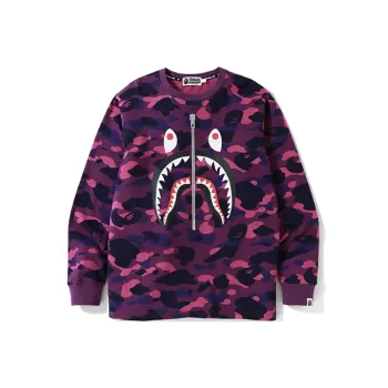 A BATHING APE Color Camo Shark L/S Tee