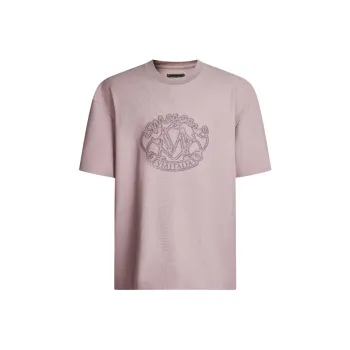 MANGANO T Shirts Men Pink Brand Shopping Bag Included