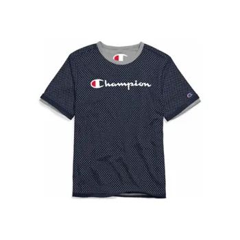 Champion T Shirt US Version Unisex Dark Blue
