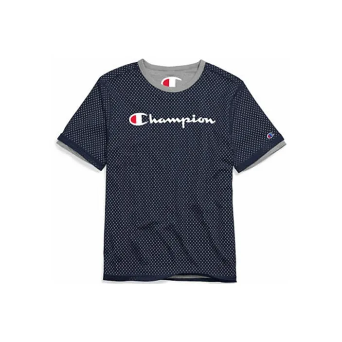 Champion T Shirt US Version Unisex Dark Blue-0