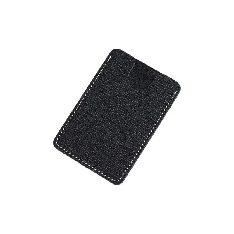 OUZIHUANG Top Grain Cow Leather Card Holder Mini Unisex Multicolor-0