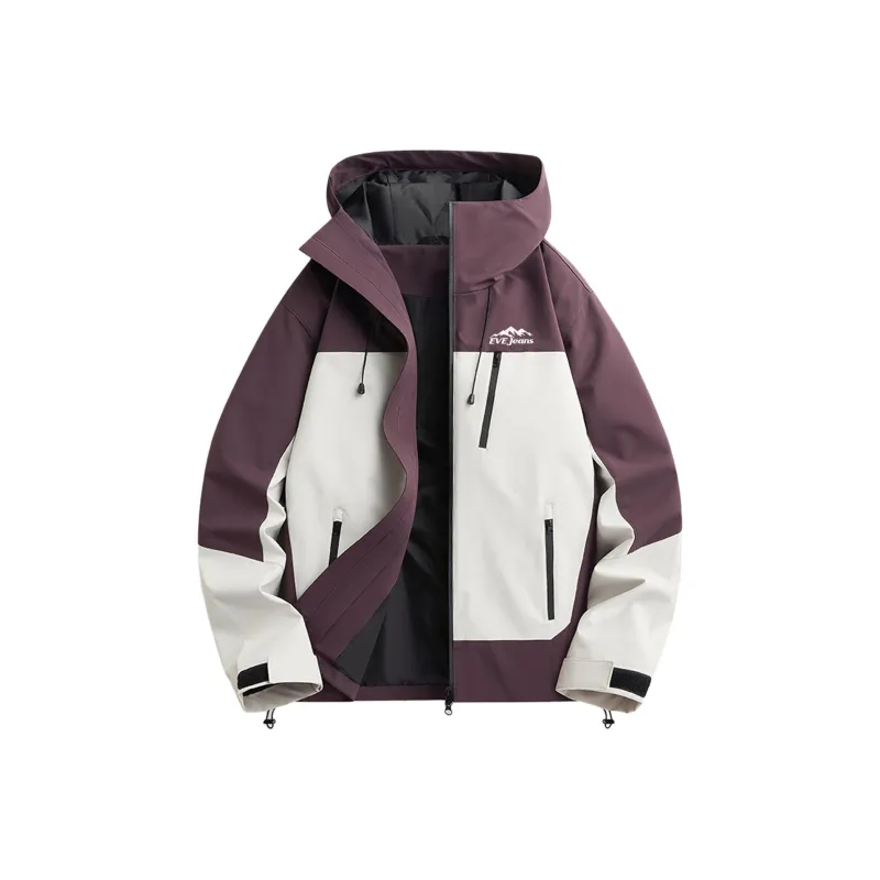 Yiwen Water Resistant Windproof Breathable Warm Windbreaker Jacket Unisex-18