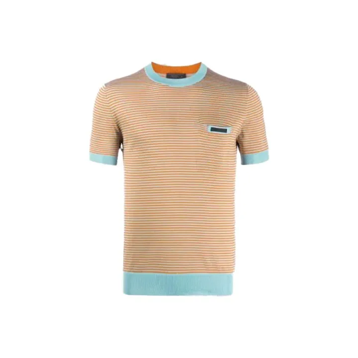 PRADA T-Shirts Men Pink-0