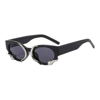 EQUIPMENTELEGANT Metal Plastic Sunglasses Women's