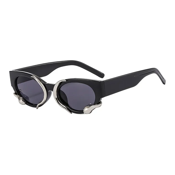 EQUIPMENTELEGANT Metal Plastic Sunglasses Women's-0