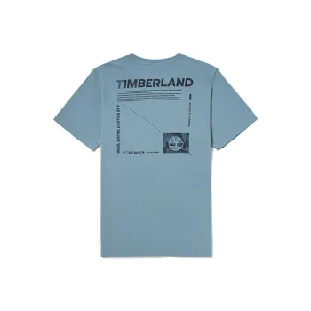 Timberland T Shirts Men Medium Blue