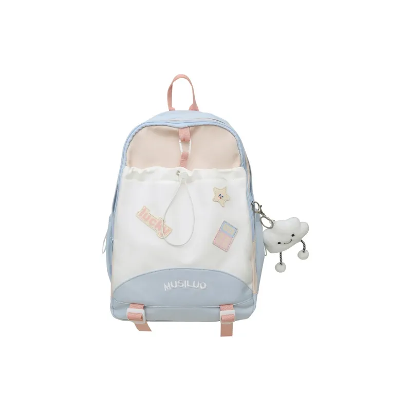 H YXIANG Nylon Backpack Women's Multicolor-2