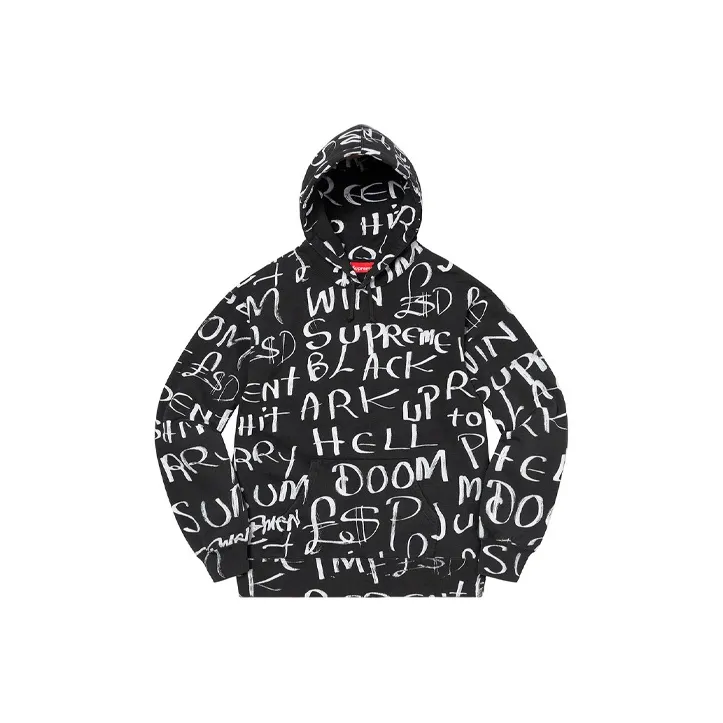Supreme Black Ark Hooded Sweatshirt-1