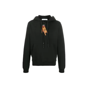 OFF WHITE Slim Fit Pascal Skeleton Hoodie