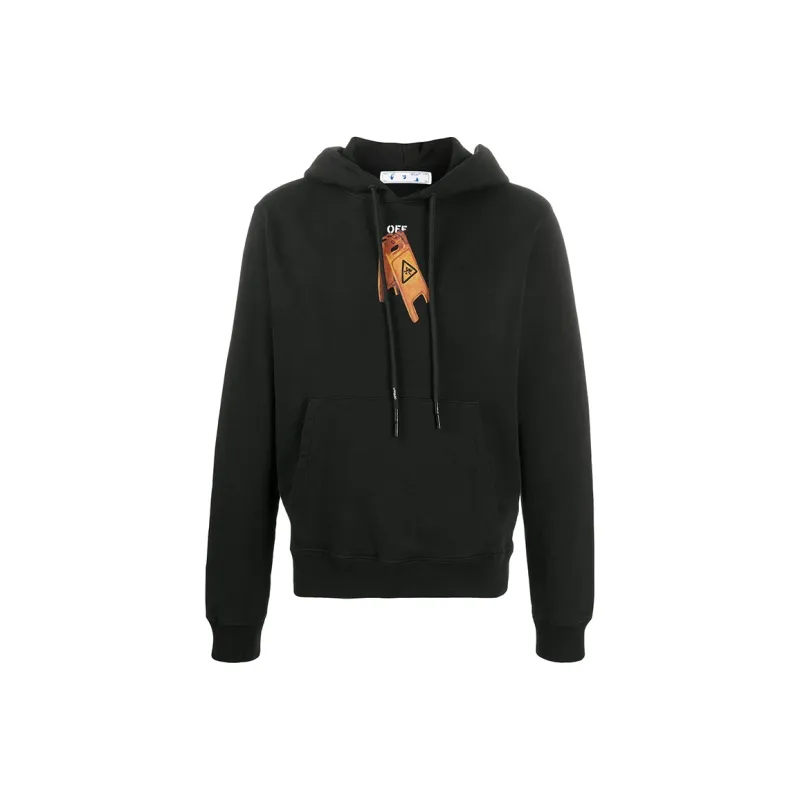 OFF WHITE Slim Fit Pascal Skeleton Hoodie-0