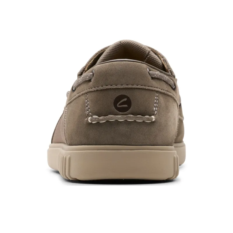 Clarks Boat Shoes Men Gray 261826297-3