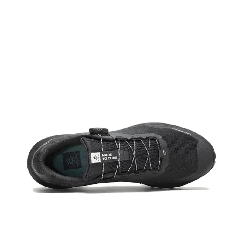 KAILAS Brackets Abrasion Resistant Slip Resistant Cushioning Low Top Trekking Shoes Men's Ink Black-2