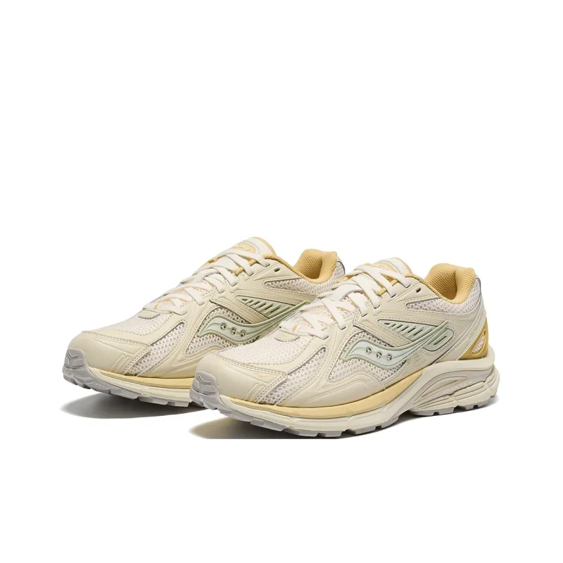 Saucony Kinvara 4 Anti Slip Wear Resistant Low Top Running Shoes Unisex Beige Orange-2