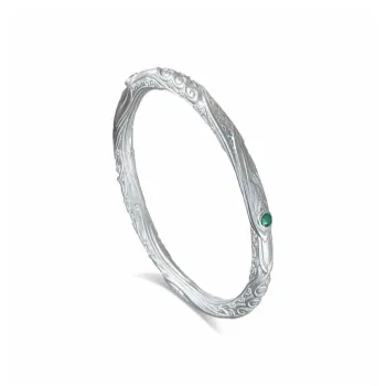 YUOFFICIAL S999 Fine Silver Sterling Silver Bracelets Unisex
