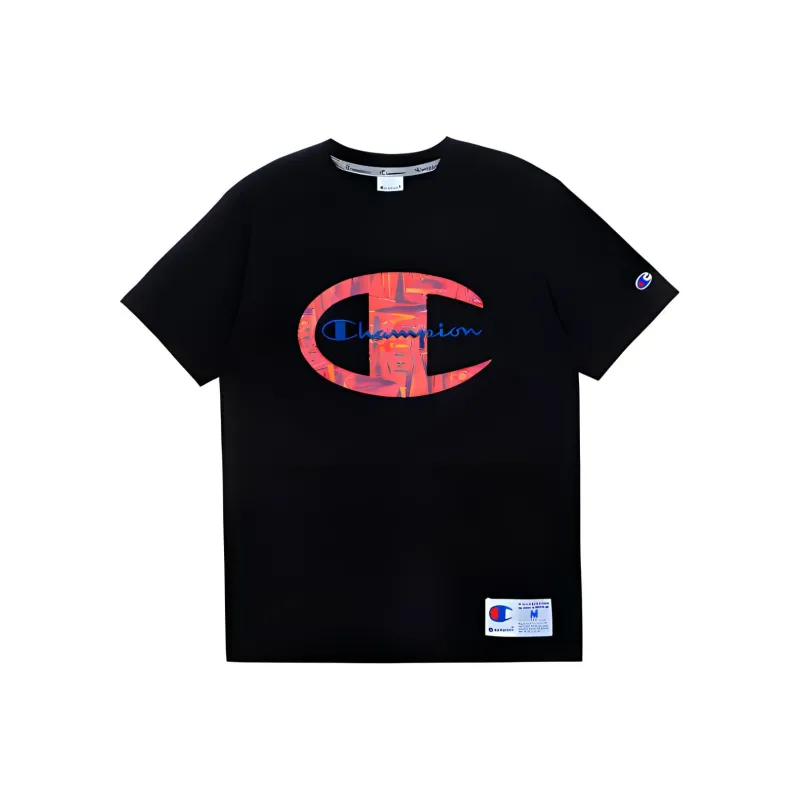 Champion T Shirt Japan Version Unisex Black-0