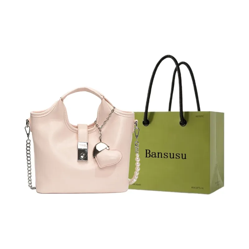 Bansusu PU Handbag Regular Women's White/Green/Black/Blue/Pink-4