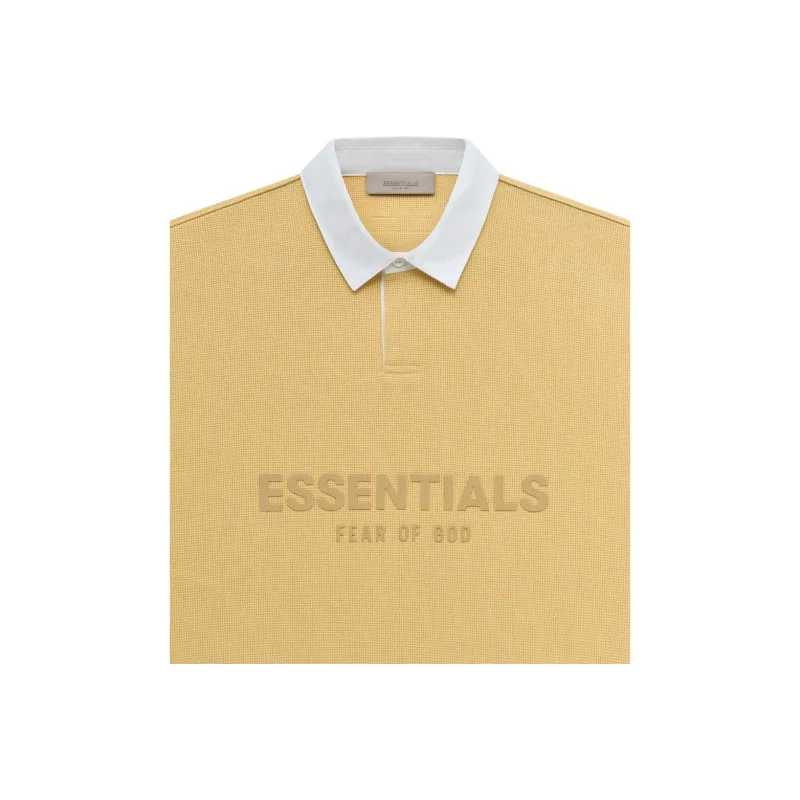 Fear Of God Essentials SS23 Polo Shirt Men's Light Yellow-2