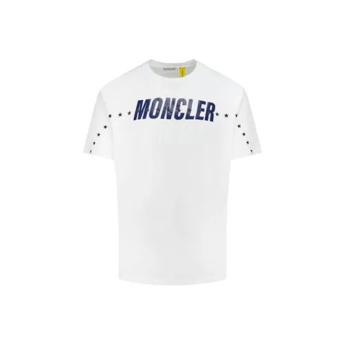 Fragment Design X MONCLER GENIUS T Shirts Men White