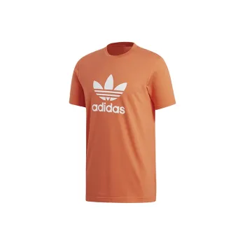 Adidas Originals Trefoil T Shirts Men Orange Yellow