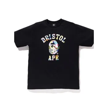 A BATHING APE X F.C.R.B. Multi Camo College Tee