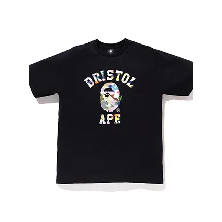 A BATHING APE X F.C.R.B. Multi Camo College Tee-0