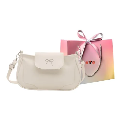 Yalu PU Crossbody Bag Shoulder Bag Regular Women's White/Black/Pink/Silver/Brown