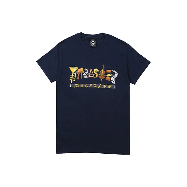 Thrasher T Shirts Unisex Blue-0
