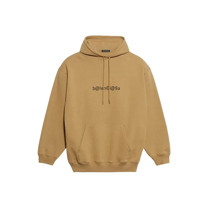 Balenciaga Sweatshirt Loose Fit Style Unisex Khaki-0