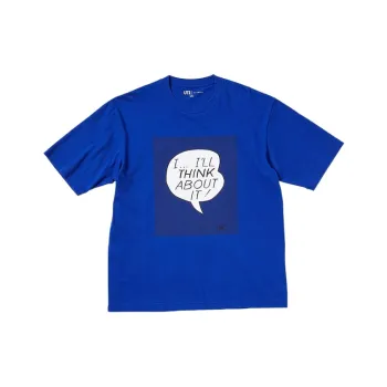 UNIQLO x Roy Lichtenstein T Shirt Unisex Sea Blue