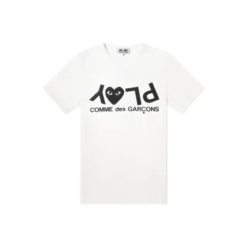 CDG Play T Shirts Men White