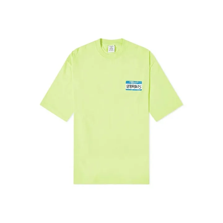 Vetements My Name Is T Shirt-0
