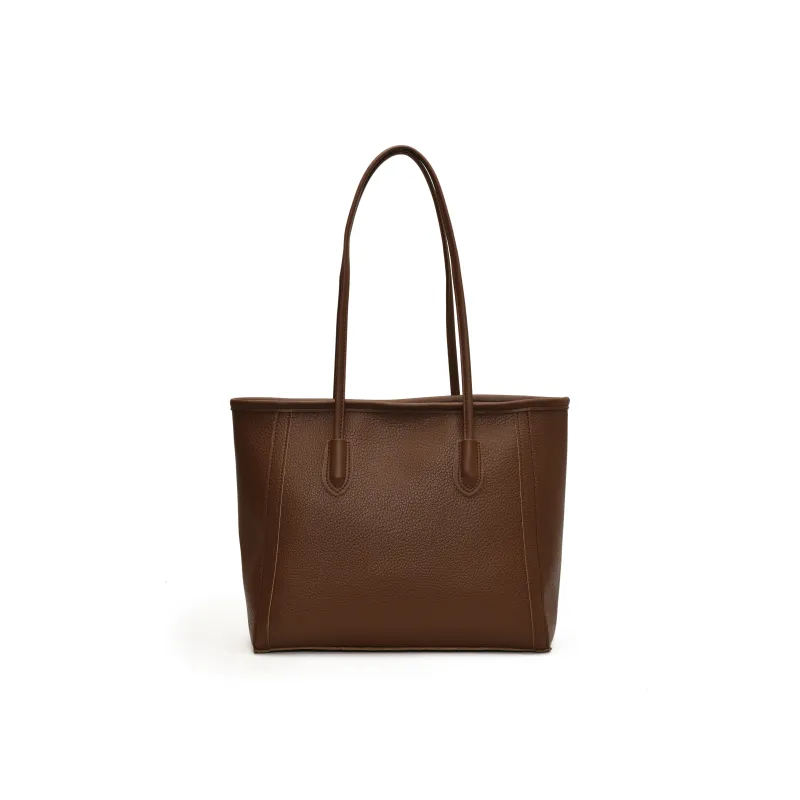HCXK PU Tote Bag Shoulder Bag Women's Black/Beige/Khaki/Brown/Coffee-13