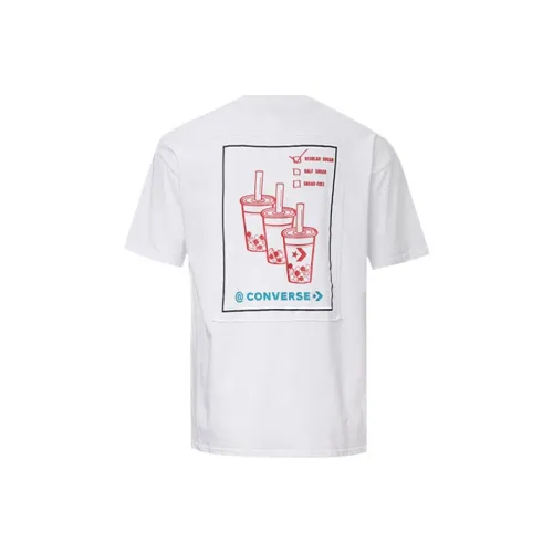 Converse Applique T Shirt Unisex White