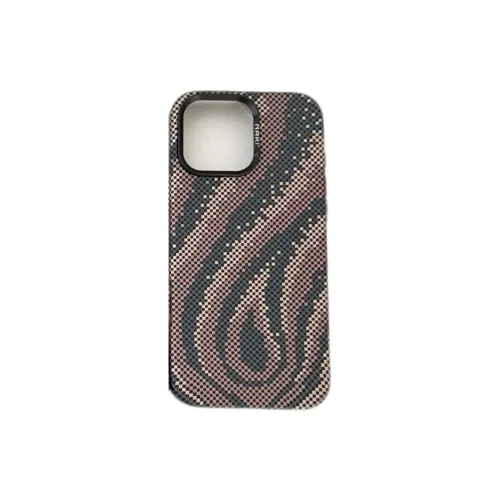Koman TPU Material Luxury Magnetic Carbon Fiber Flame Phone Cases Compatible With Apple IPhone 12/13/14/15/16/Pro/Mac